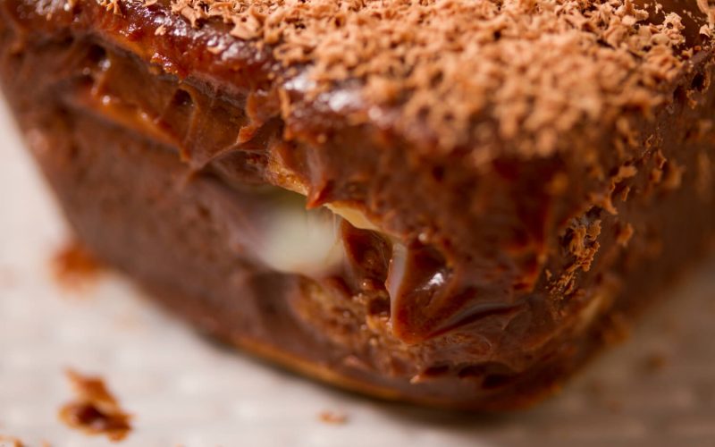 Marquesa de Chocolate a punto de brotar