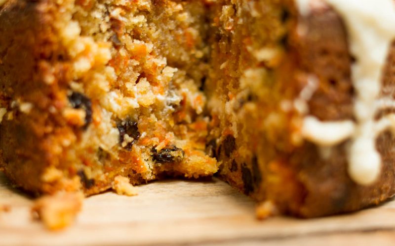 Torta de zanahoria a gran escala