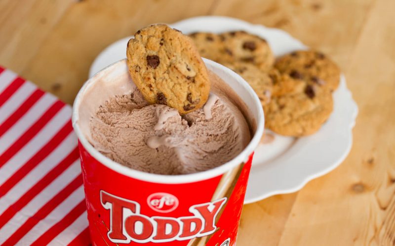 Helado de Toddy + Tortas de galletas de Toddy